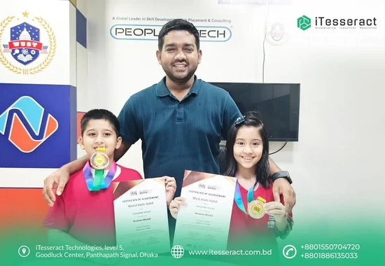 Wadi and Warid Win Bronze Medal at BDRO National Robotics Contest