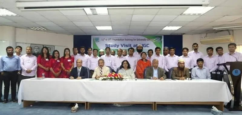 UGC visited a study tour comprises 50 trainee of two batches of Foundation Training