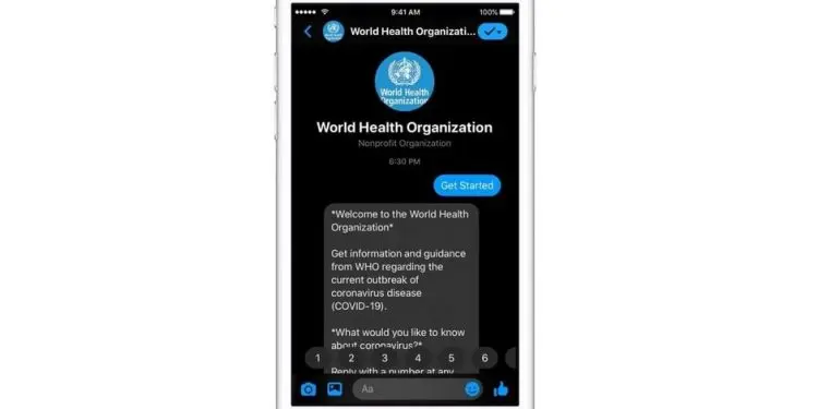 WHO launches chatbot on Facebook Messenger to counter COVID-19 misinformation