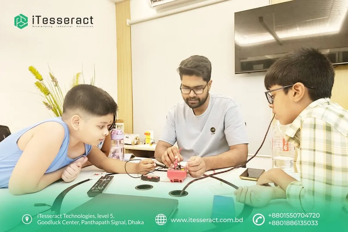 iTesseract Brings Robotics and AI Education to Bangladeshi Kids Starting from Age Six