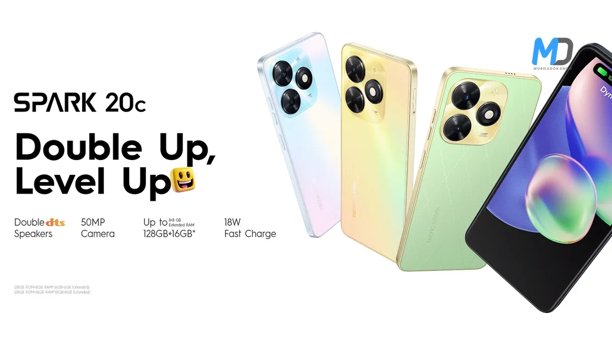 Tecno Spark 20c smartphone launched